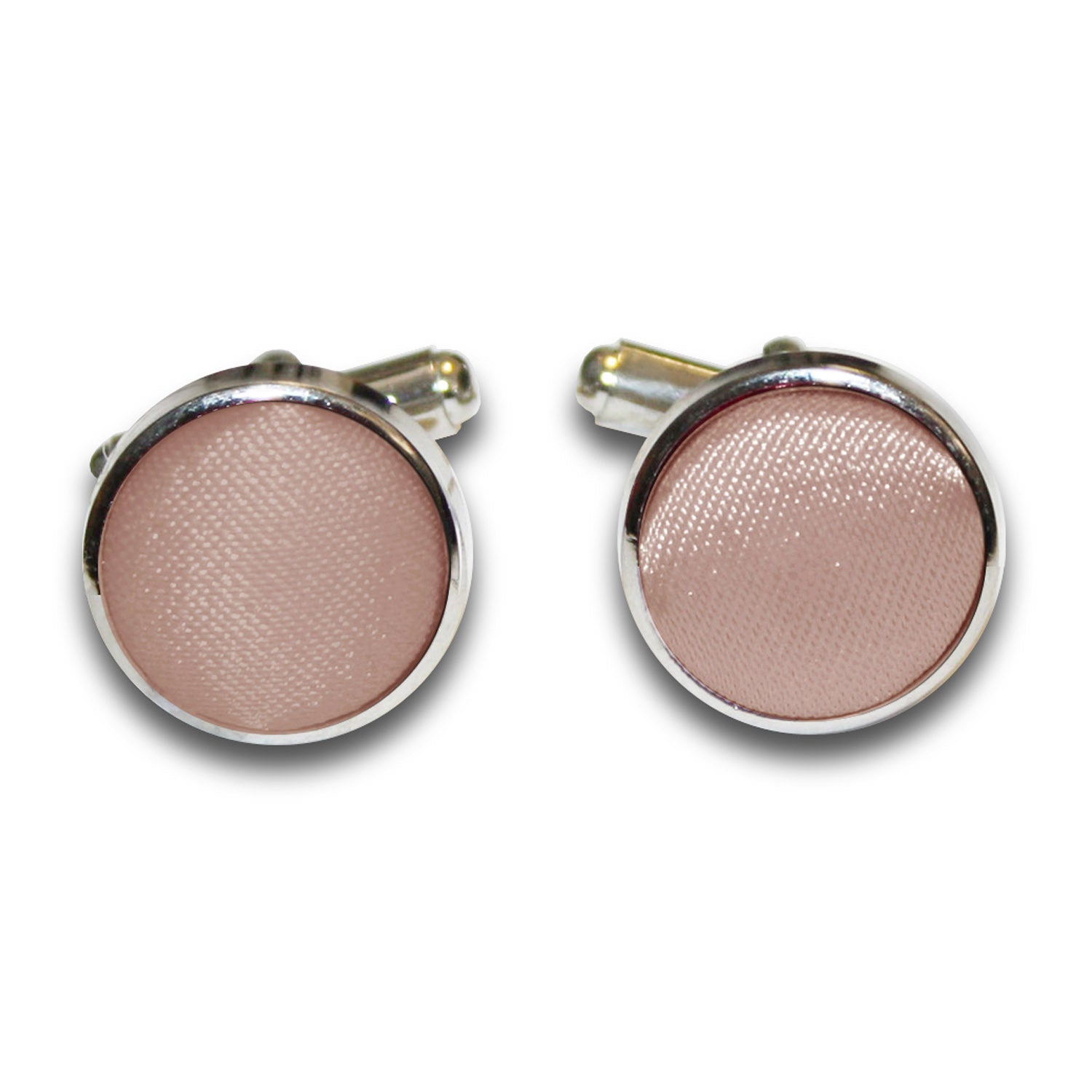 Plain Satin Cufflinks - Dusty Blue - Well Dapper