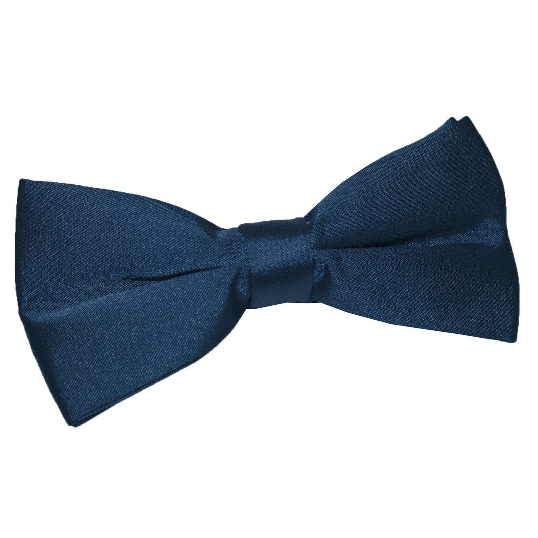 Plain Satin Pre-Tied Bow Tie - Marigold - Well Dapper