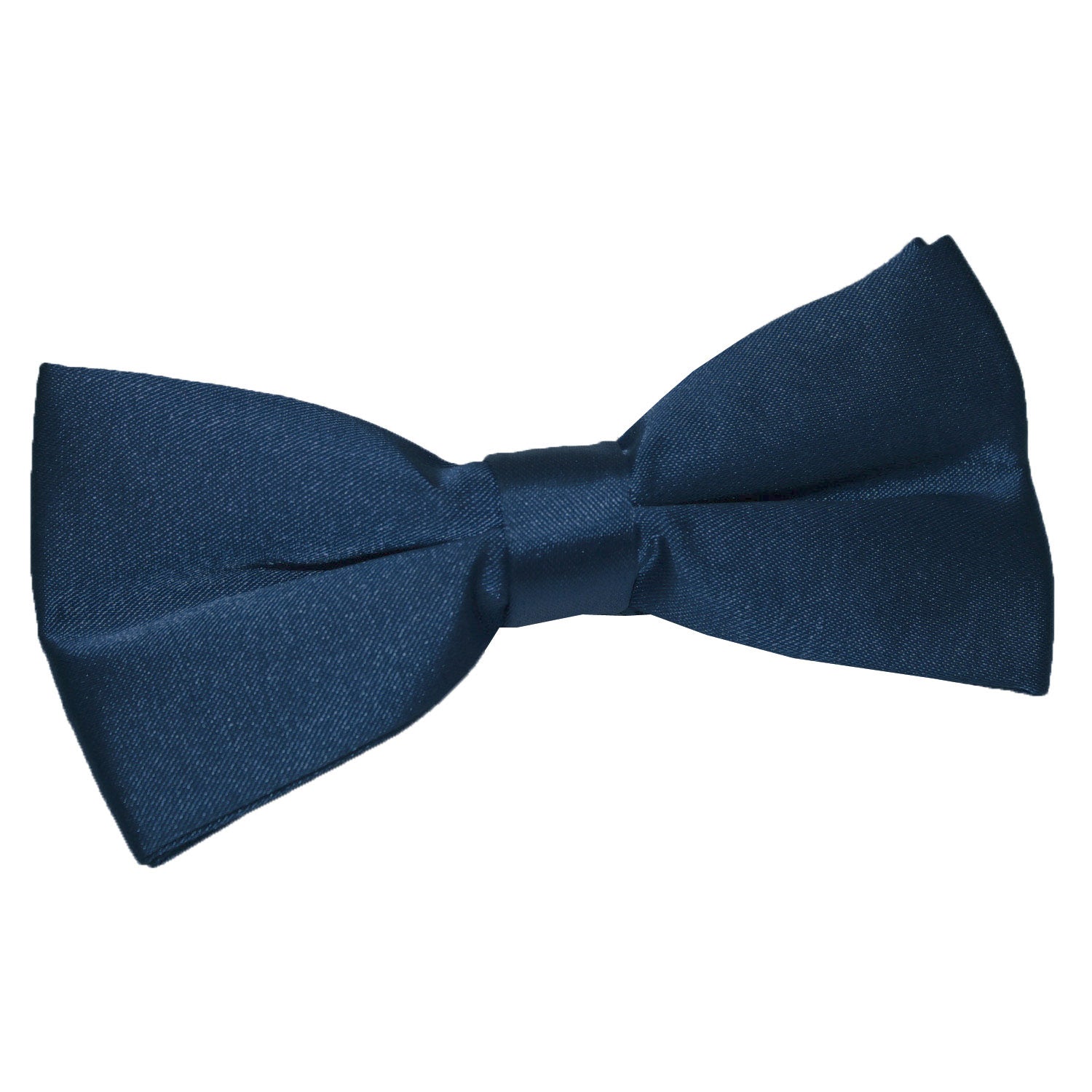 Plain Satin Pre-Tied Bow Tie - Mocha Brown - Well Dapper