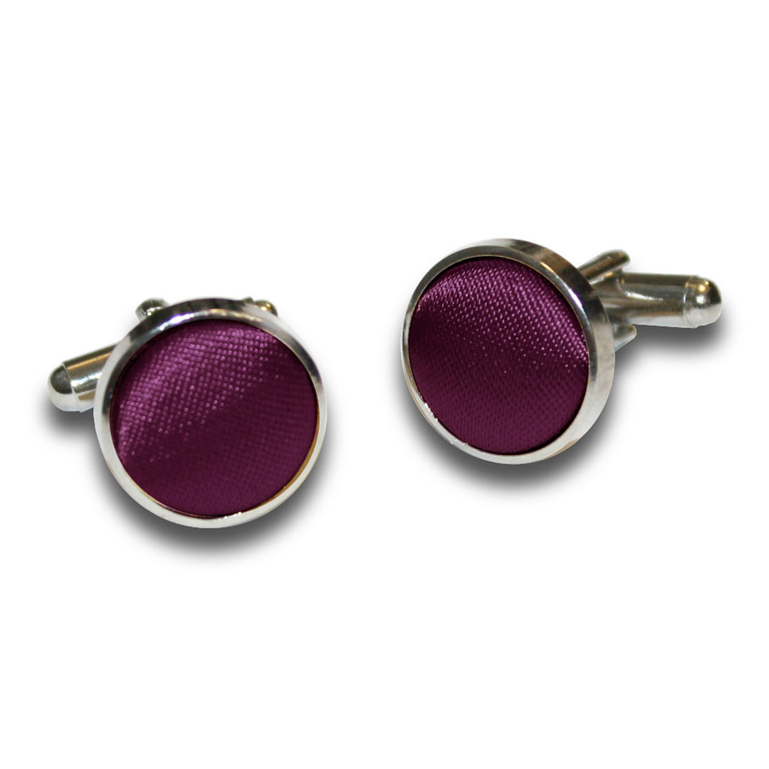 Plain Satin Cufflinks - Gold - Well Dapper