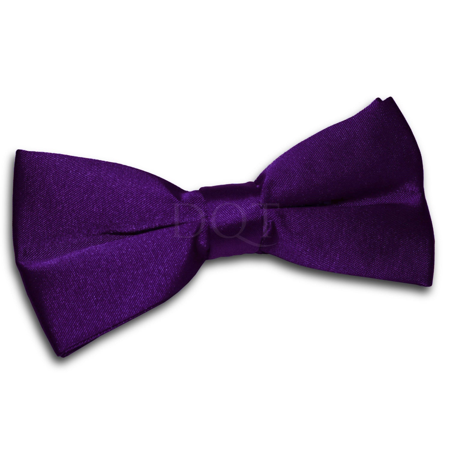 Plain Satin Pre-Tied Bow Tie - Platinum - Well Dapper