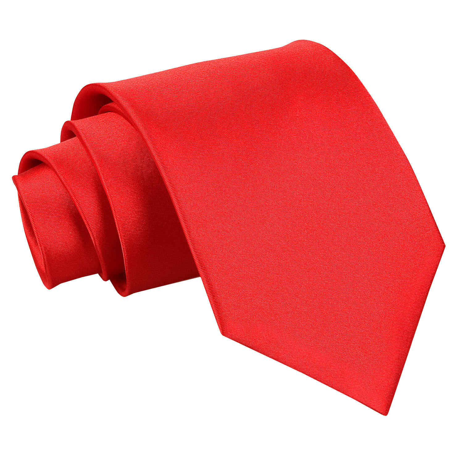 Plain Satin Classic Tie - Silver - Well Dapper