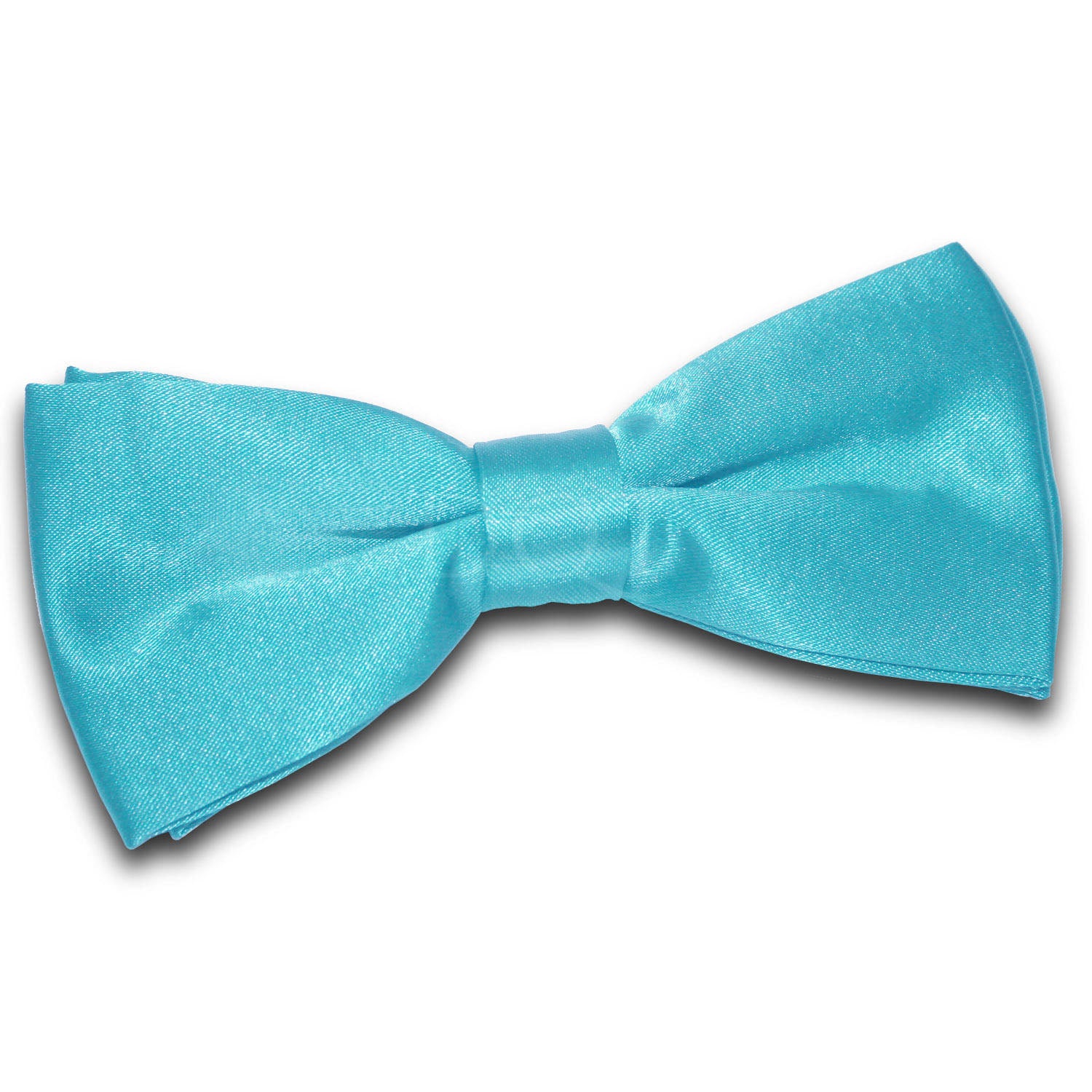 Plain Satin Pre-Tied Bow Tie - Mocha Brown - Well Dapper