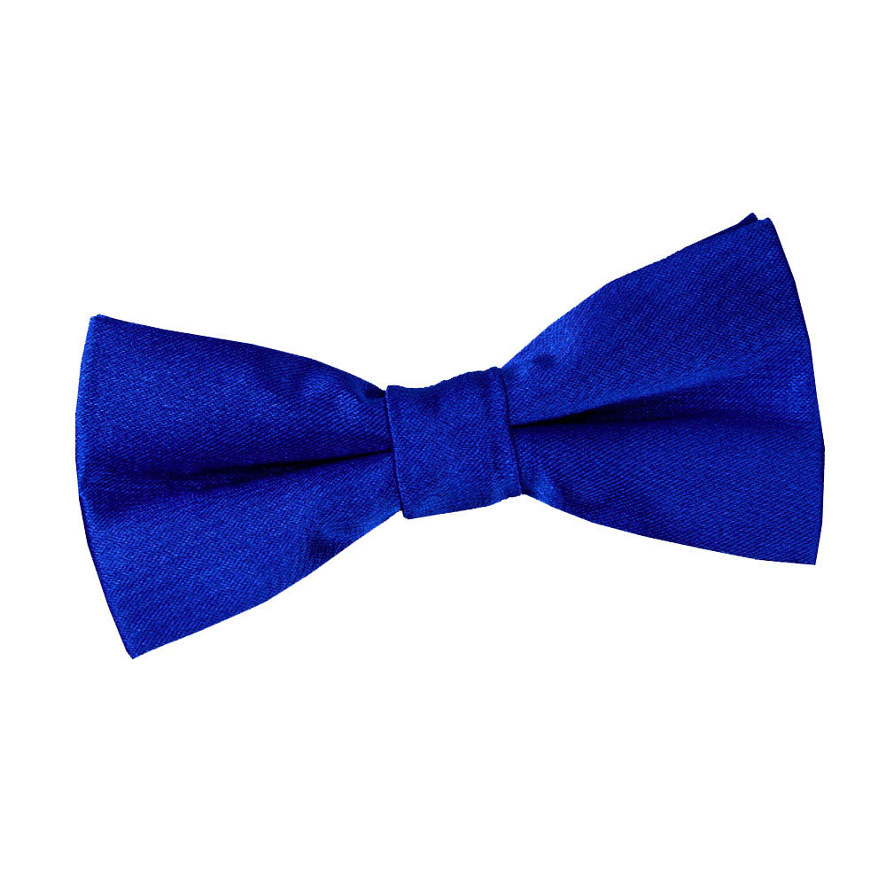 Plain Satin Pre-Tied Bow Tie - Boys - Purple - Well Dapper