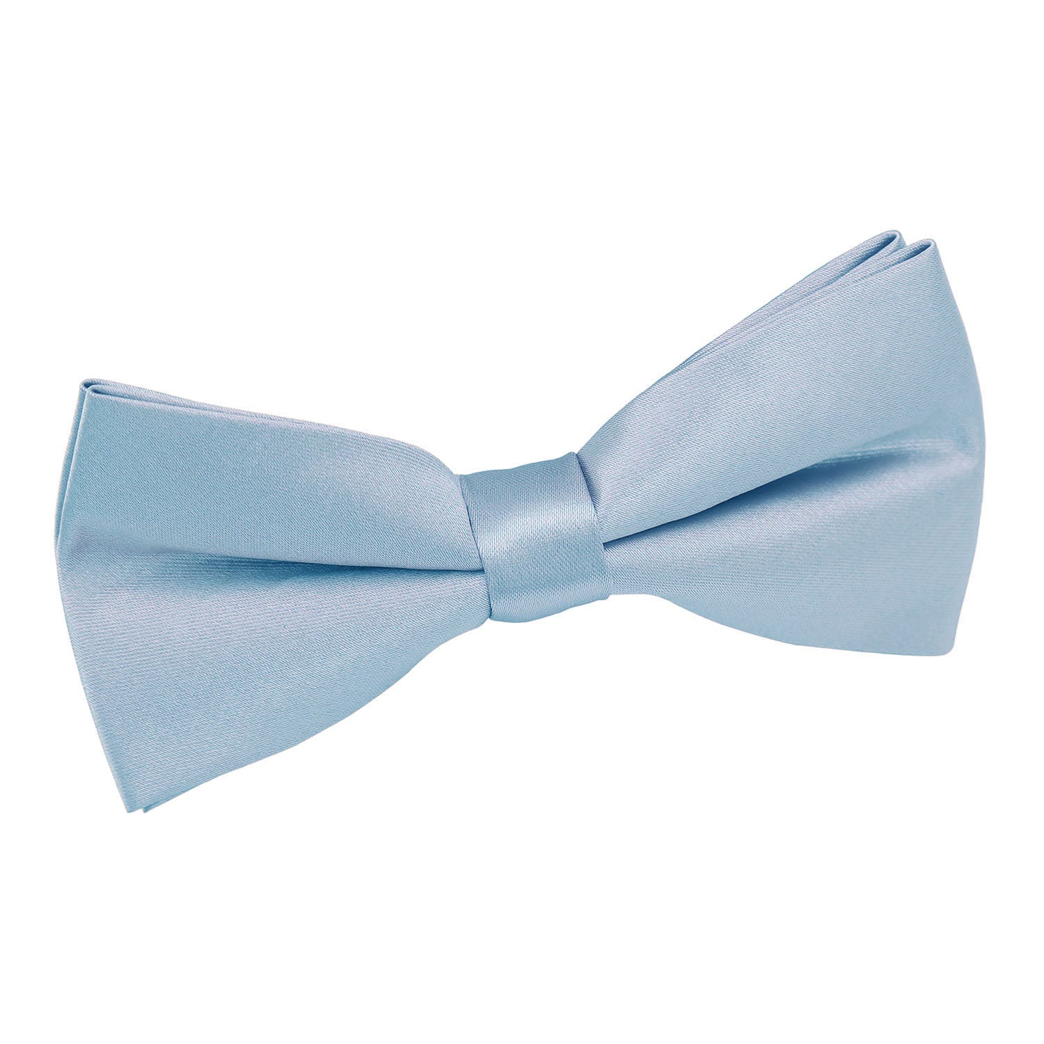 Plain Satin Pre-Tied Bow Tie - Mocha Brown - Well Dapper