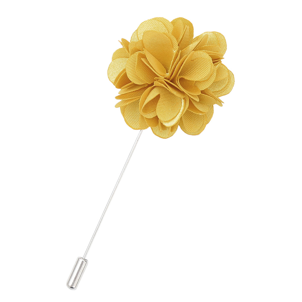 Gold Plain Satin Lapel Pin