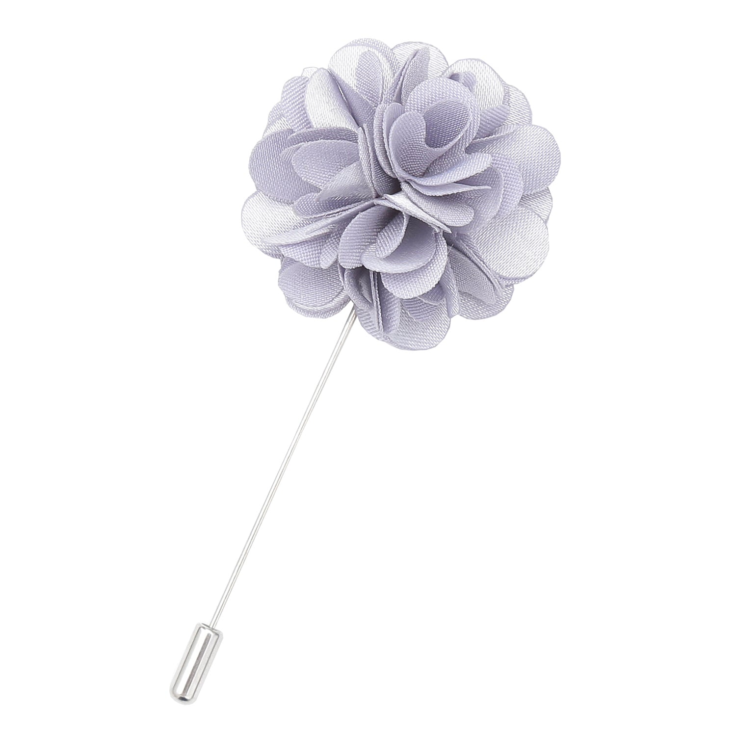 Plain Satin Lapel Pin - Lilac - Well Dapper