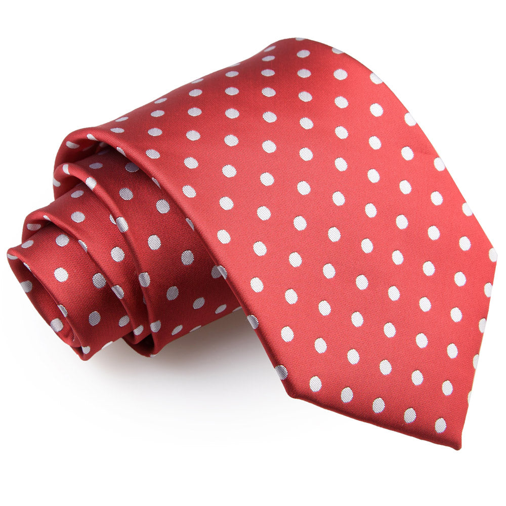 Polka Dot Classic Tie - Navy Blue - Well Dapper