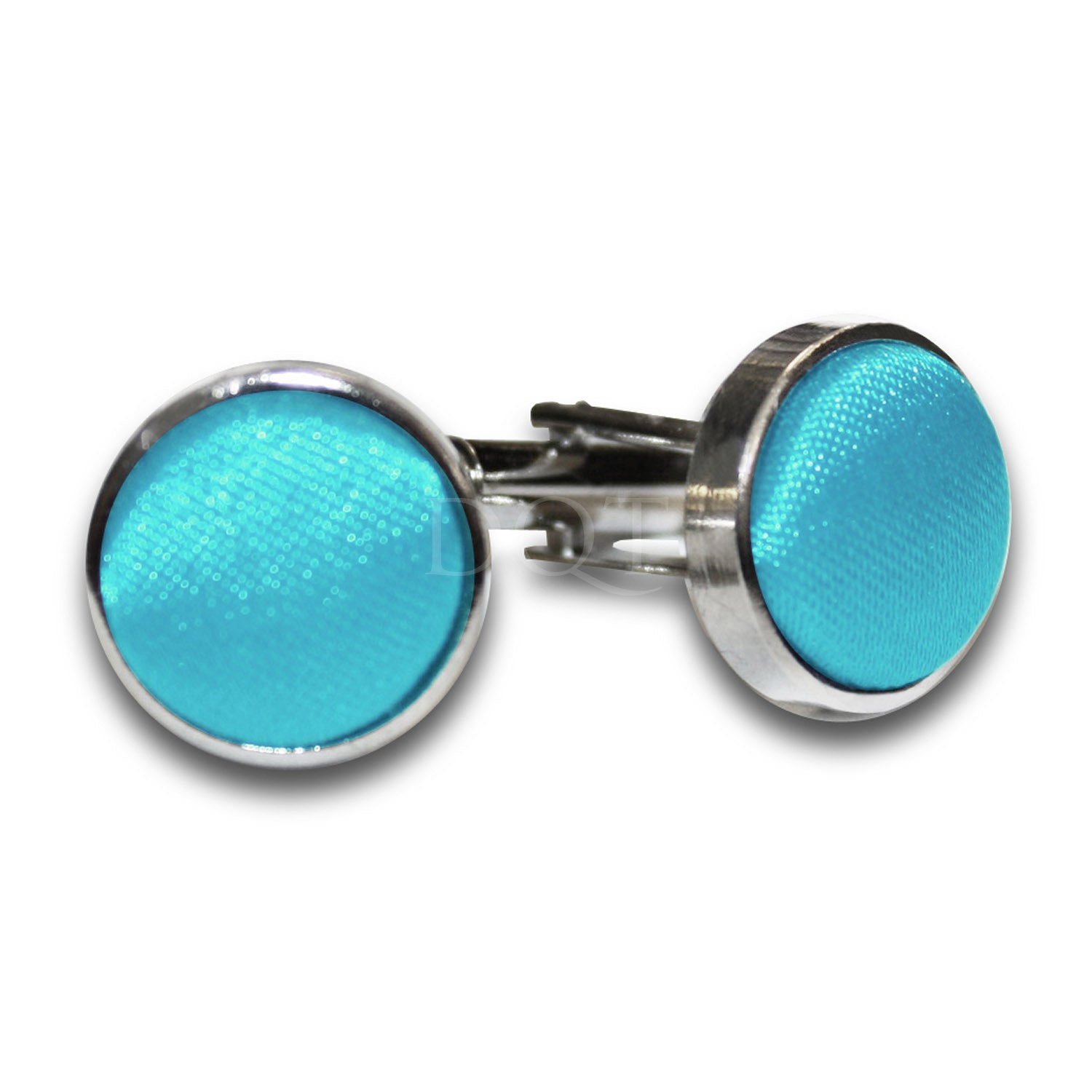 Plain Satin Cufflinks - Red - Well Dapper