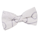 Scroll Pre-Tied Bow Tie - Black - Well Dapper