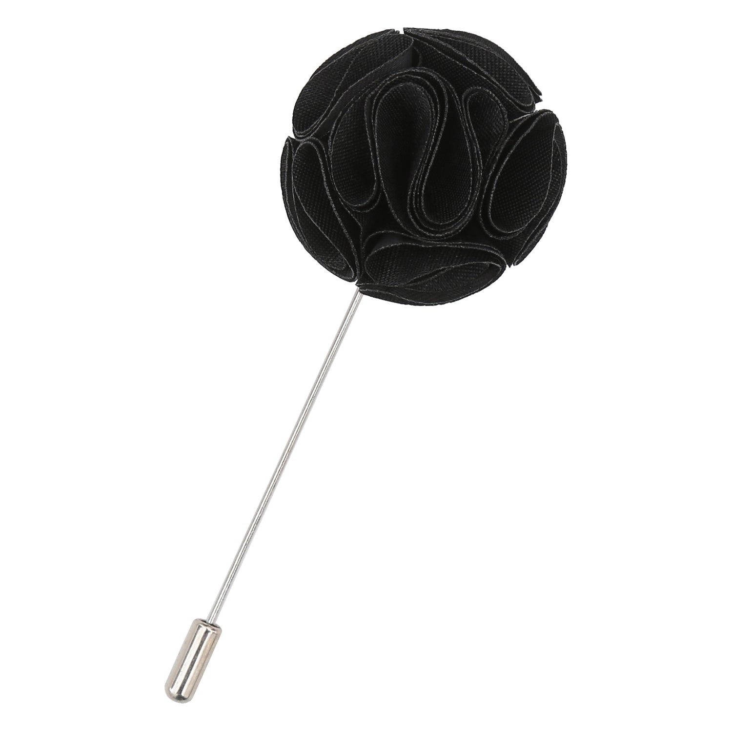 Plain Shantung Lapel Pin - Rust - Well Dapper