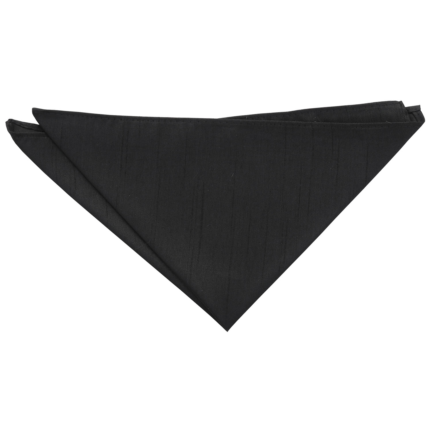 Plain Shantung Pocket Square - Navy Blue - Well Dapper