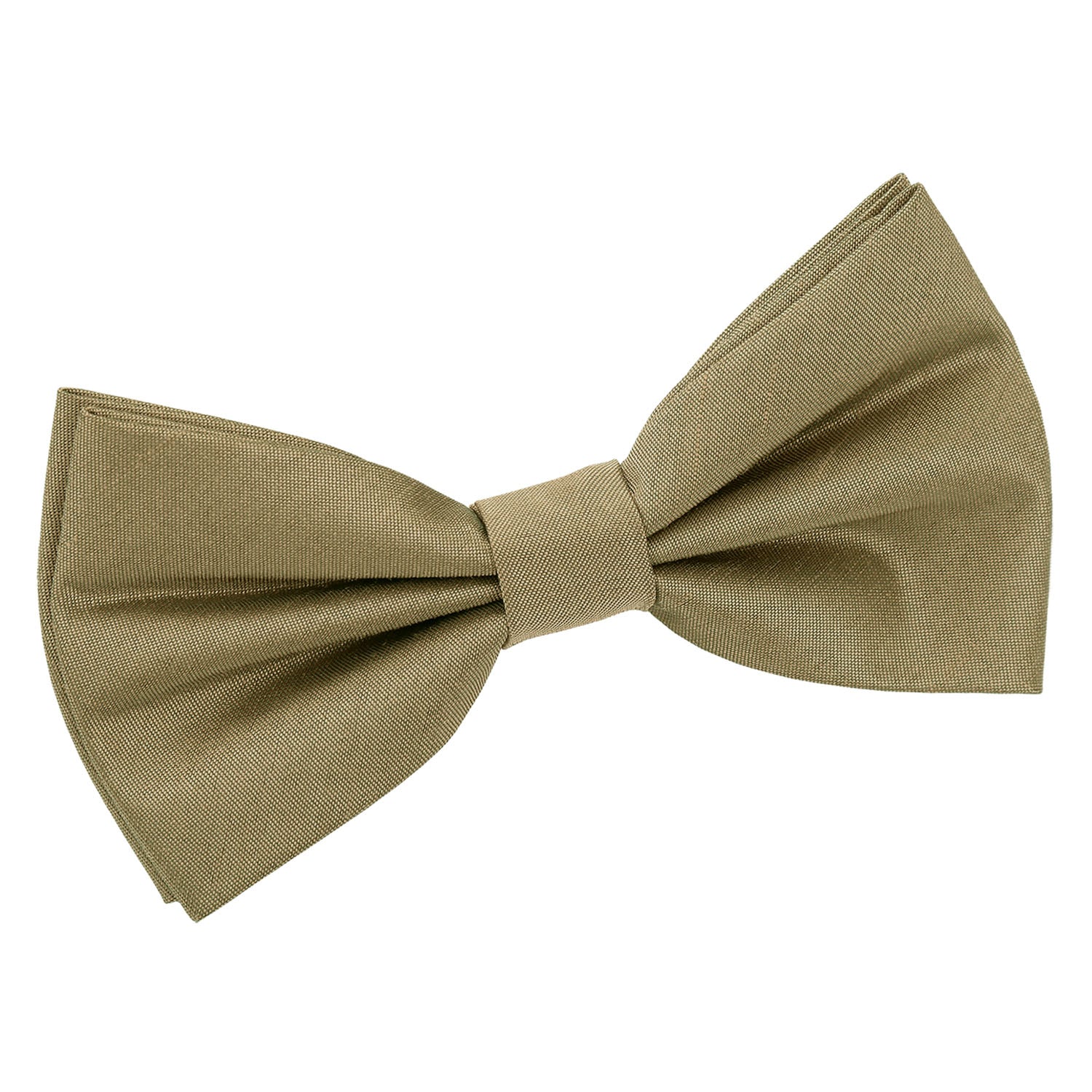 Plain Shantung Pre-Tied Bow Tie - Copper - Well Dapper