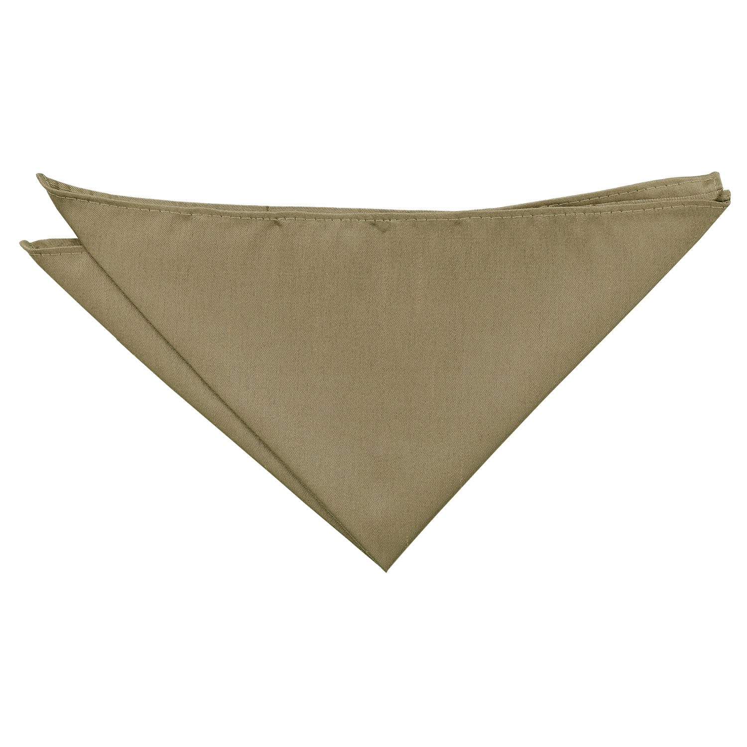 Plain Shantung Pocket Square - Beige - Well Dapper