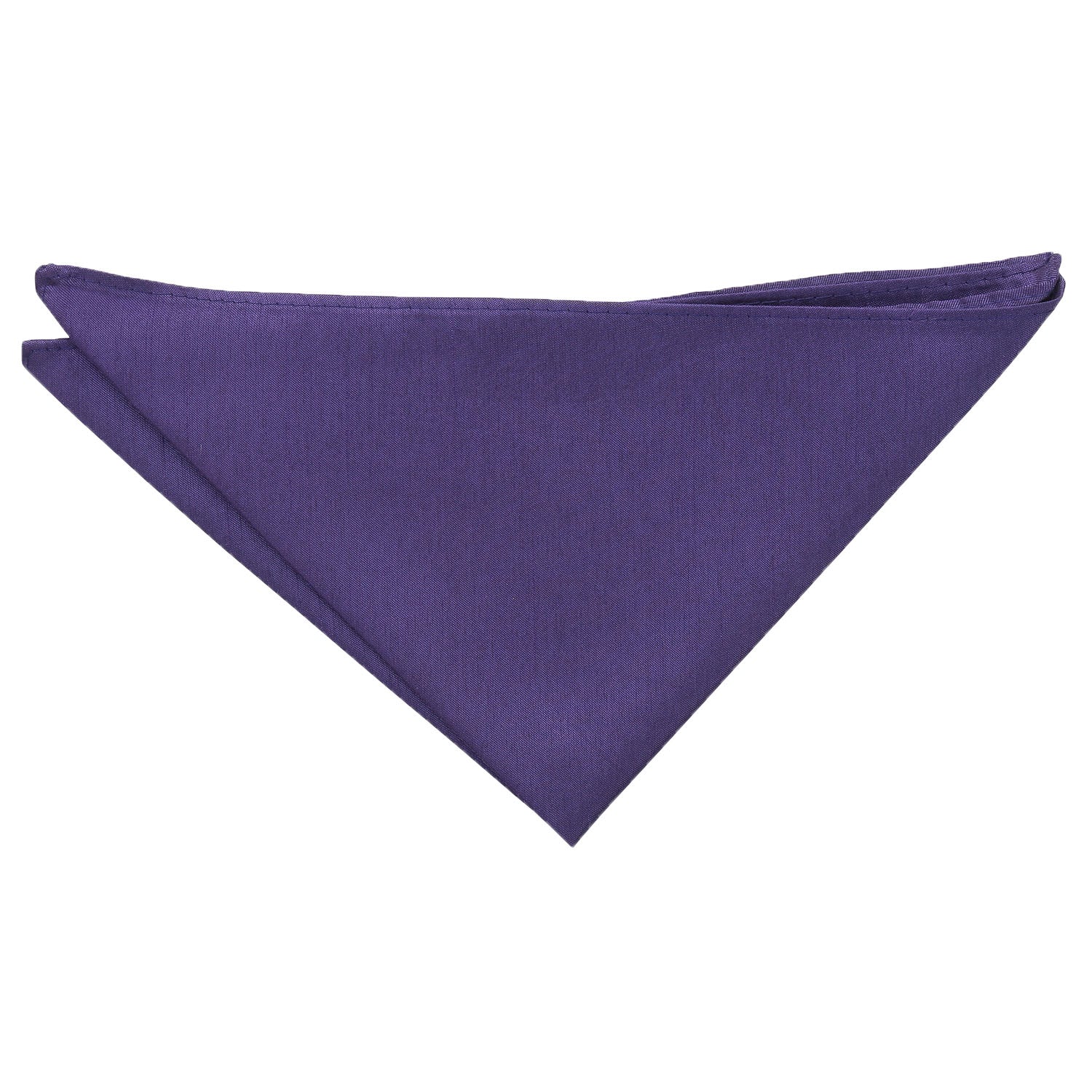 Plain Shantung Pocket Square - Royal Blue - Well Dapper