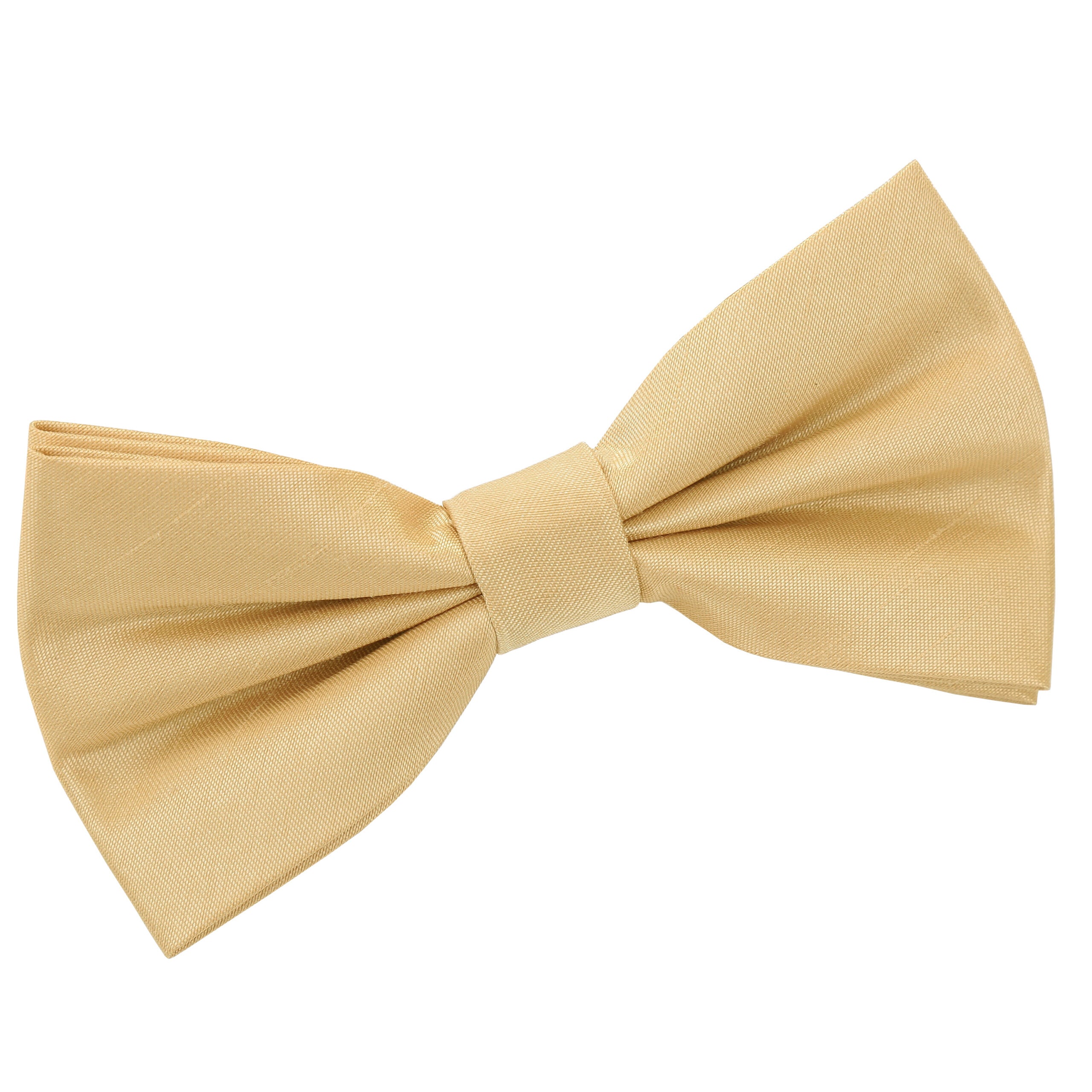 Plain Shantung Pre-Tied Bow Tie - Navy Blue - Well Dapper