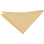 Plain Shantung Pocket Square - Taupe - Well Dapper