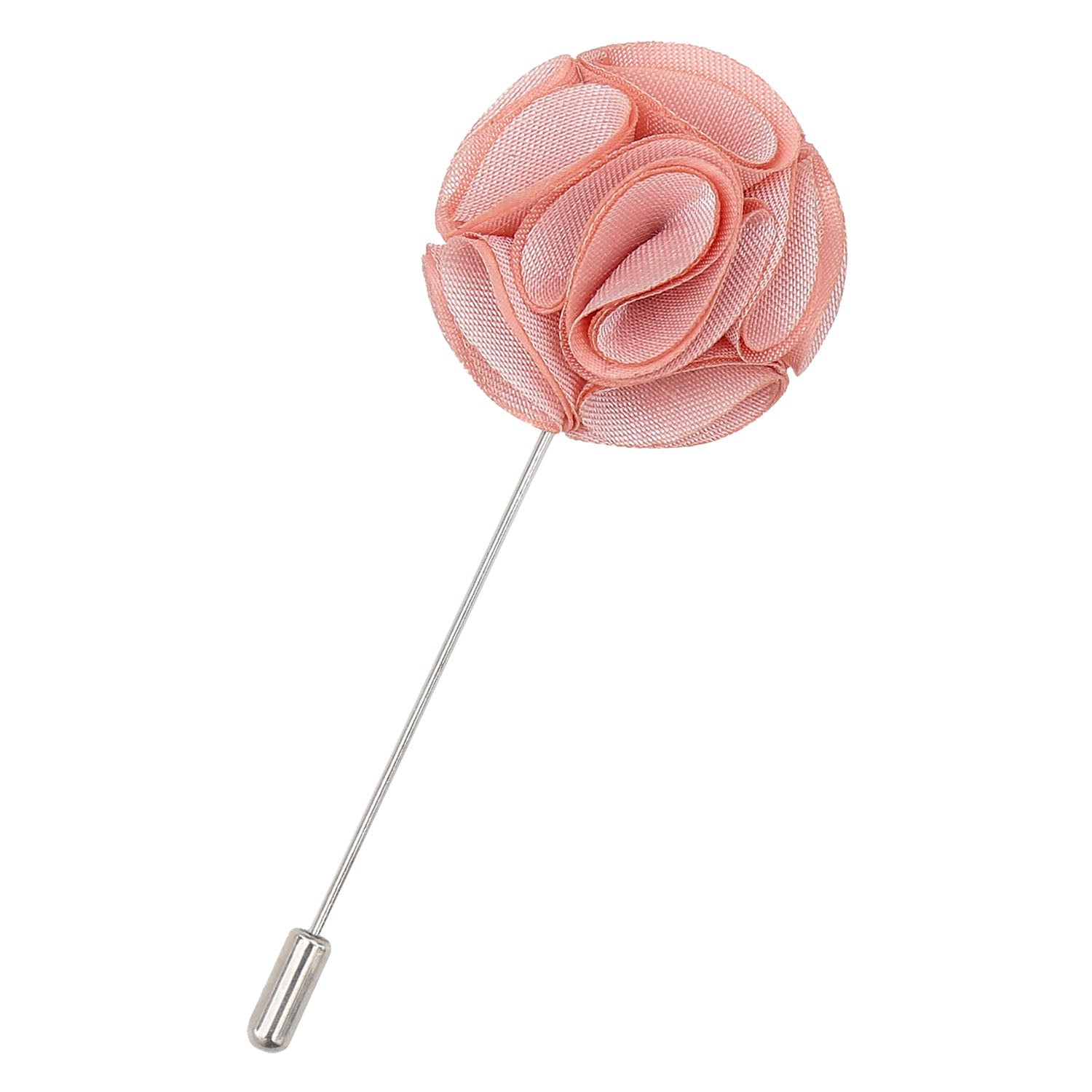 Plain Shantung Lapel Pin - Copper - Well Dapper