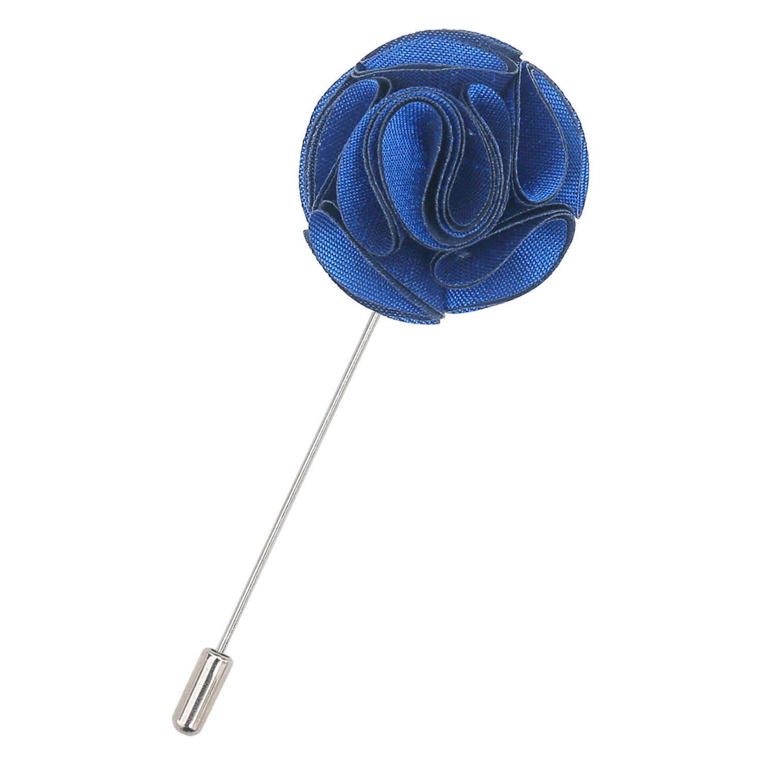 Plain Shantung Lapel Pin - Rust - Well Dapper