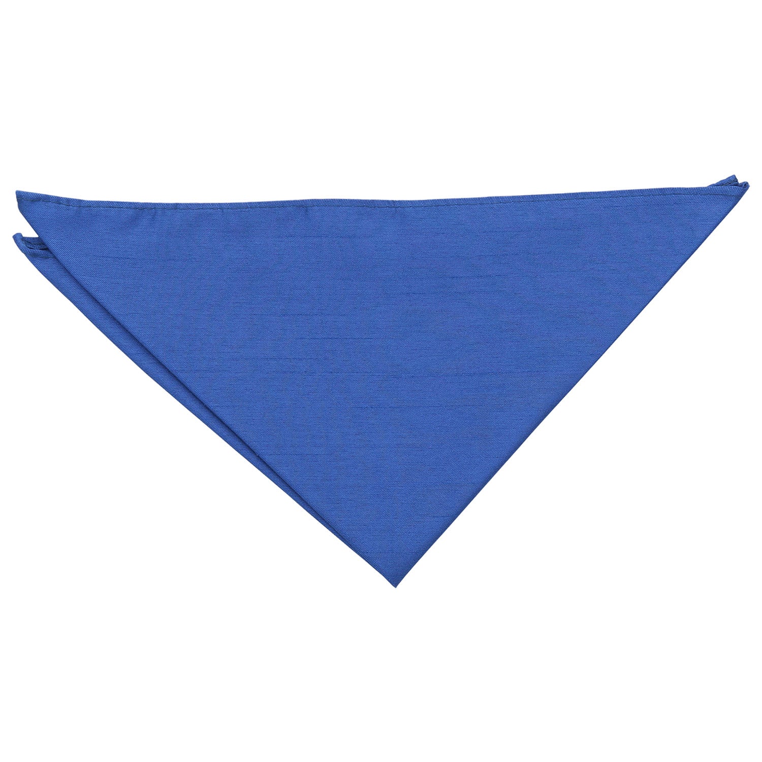 Royal Blue Plain Shantung Pocket Square