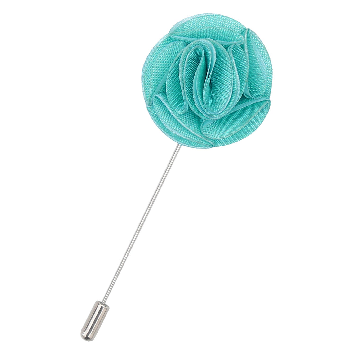 Plain Shantung Lapel Pin - Royal Blue - Well Dapper