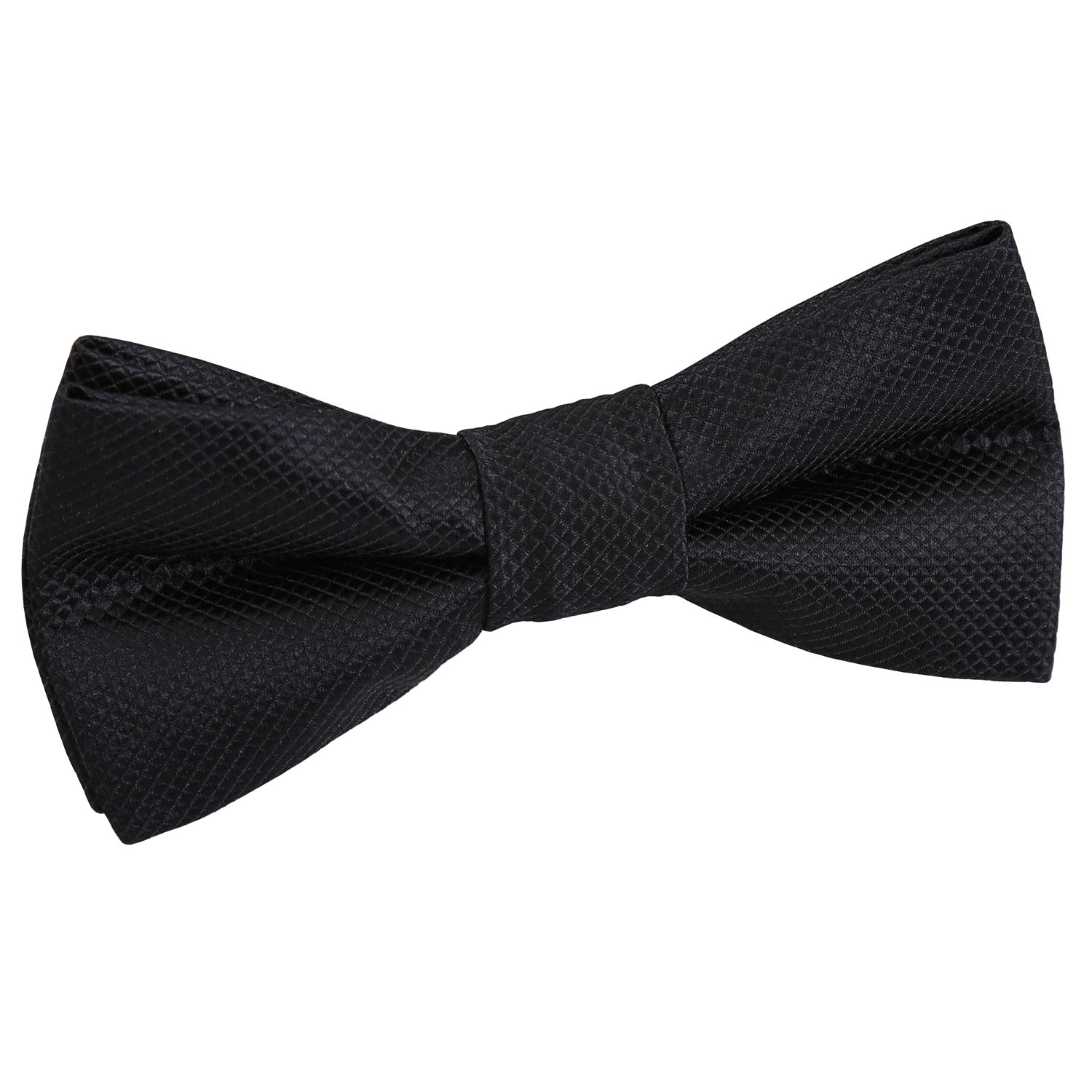 Solid Check Pre-Tied Bow Tie - Boys - Coral - Well Dapper