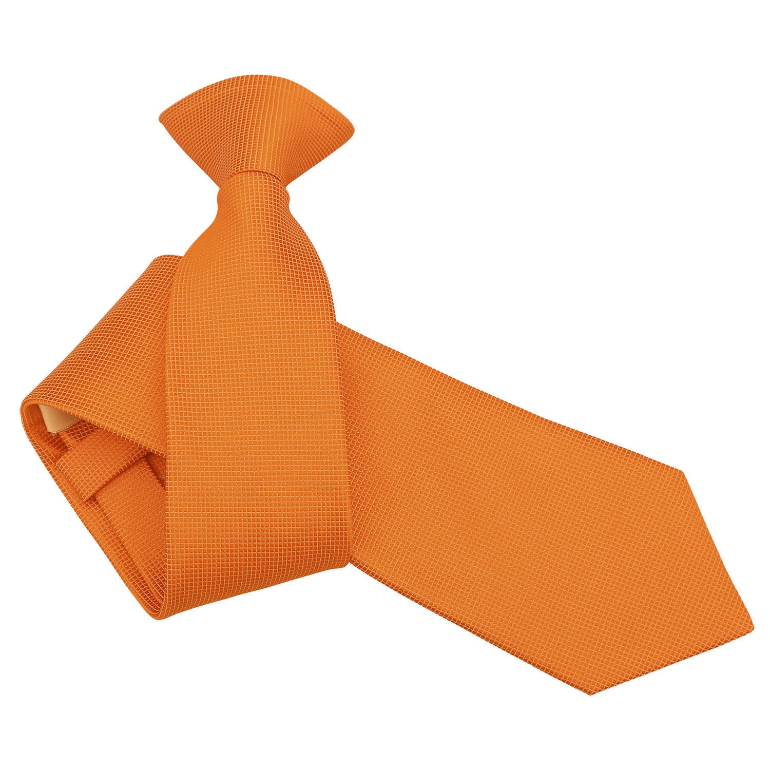 Solid Check Clip On Slim Tie - Dark Green - Well Dapper