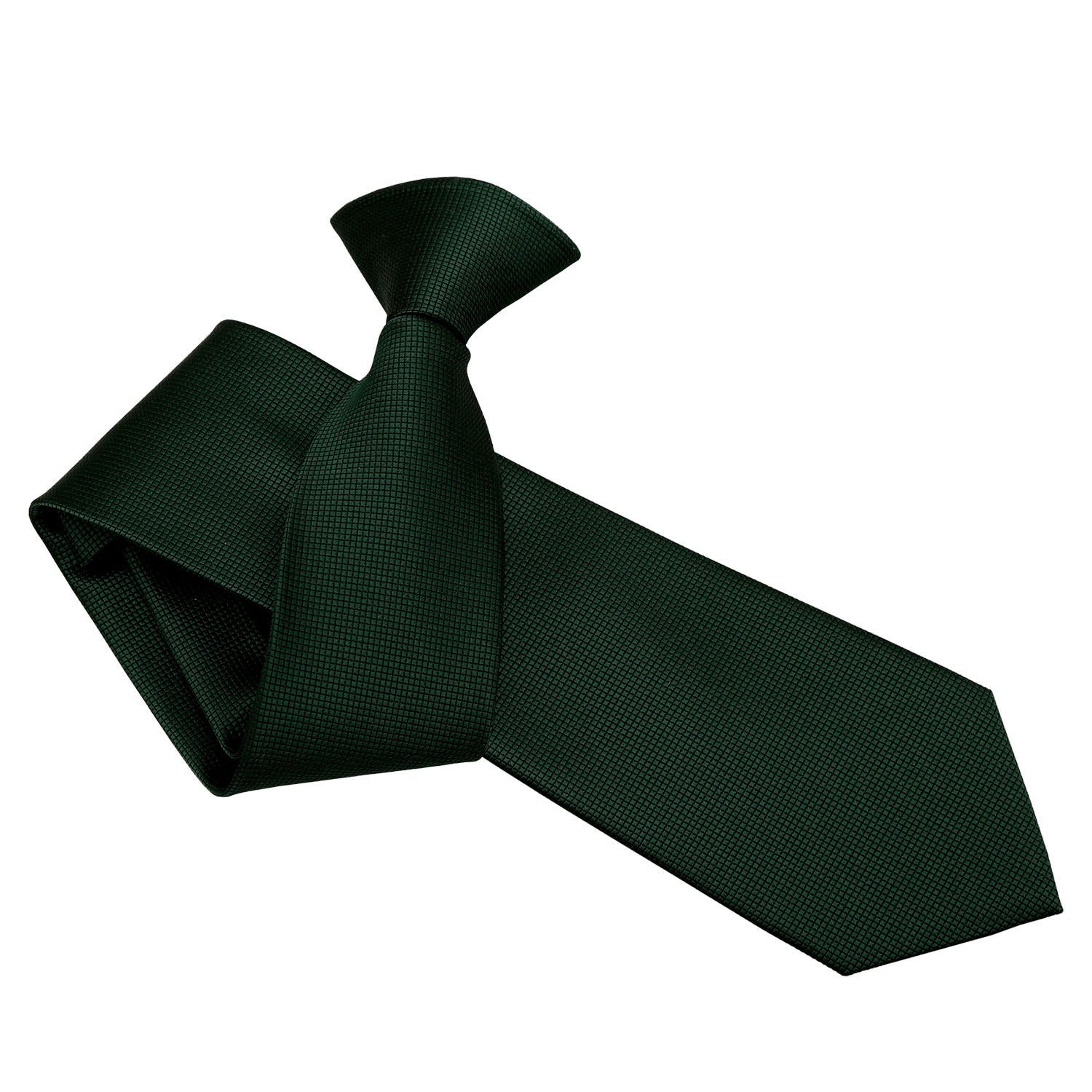 Solid Check Clip On Slim Tie - Royal Blue - Well Dapper