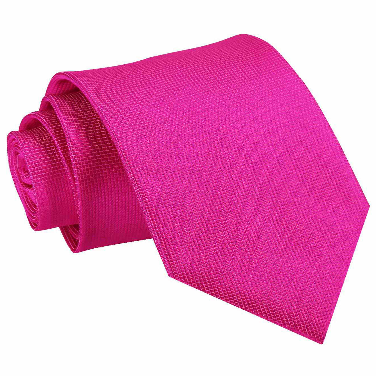 Solid Check Classic Tie - Light Pink - Well Dapper