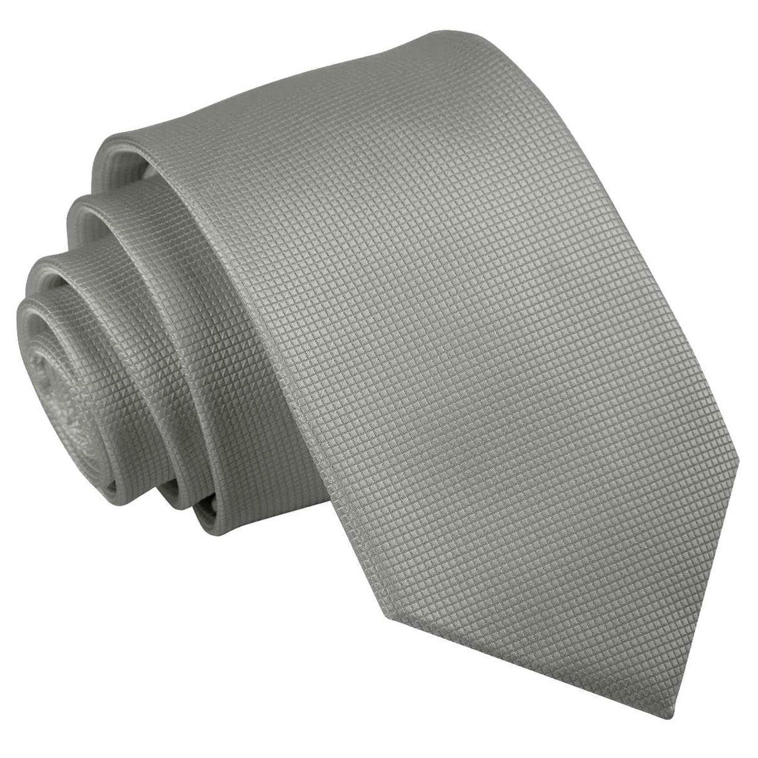 Solid Check Slim Tie - Cadbury Purple - Well Dapper