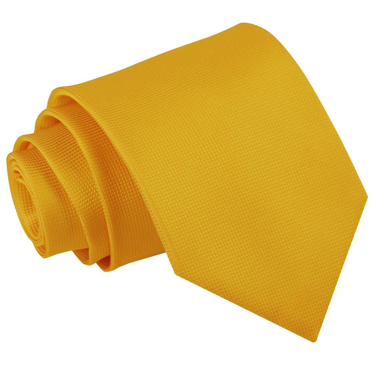 Solid Check Classic Tie - Champagne - Well Dapper