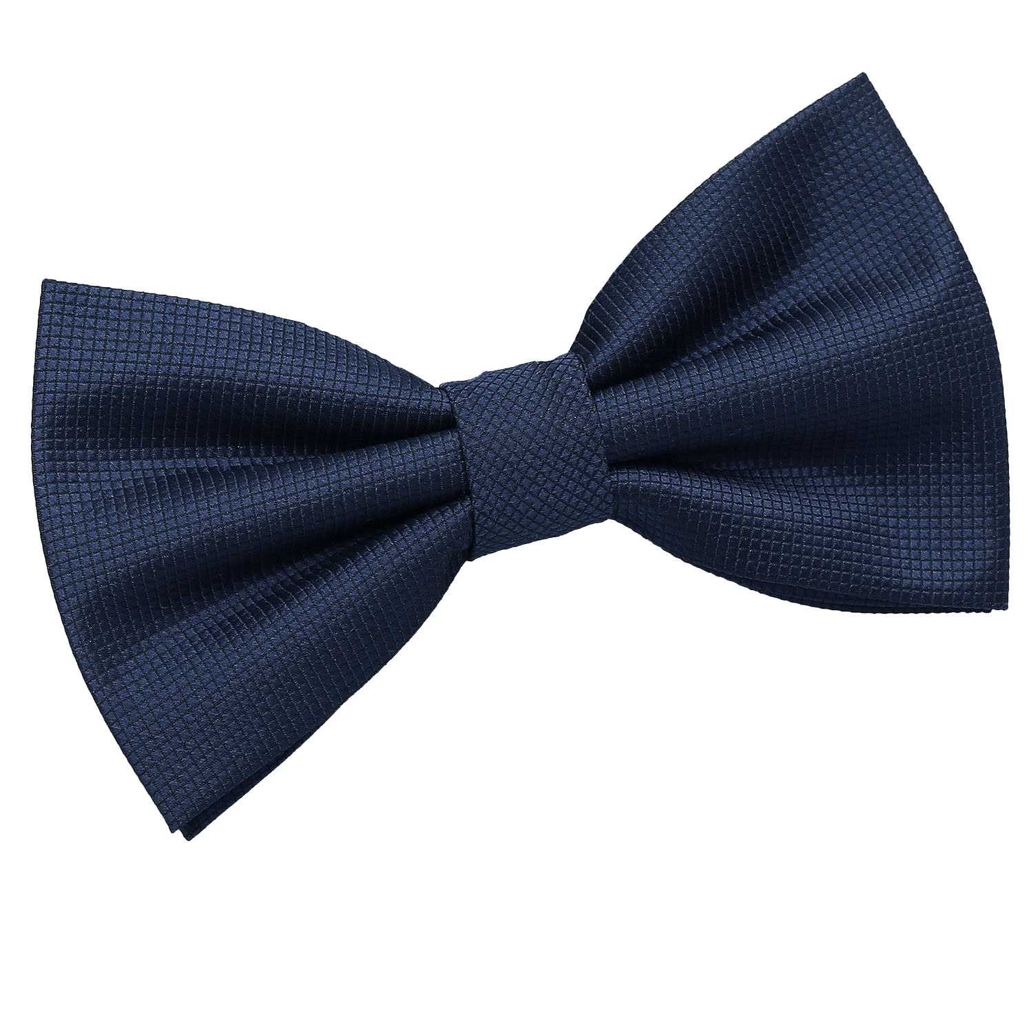 Solid Check Pre-Tied Bow Tie - Celosia Orange - Well Dapper