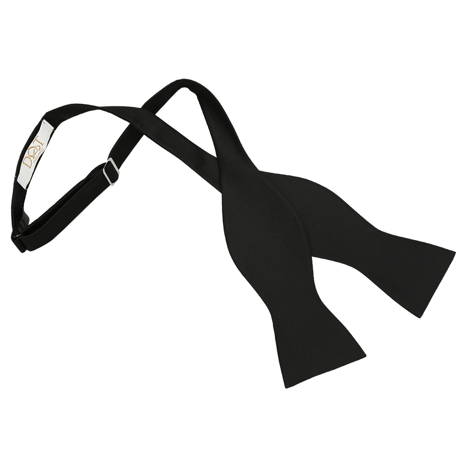 Solid Check Self-Tie Bow Tie - Ivory - Well Dapper