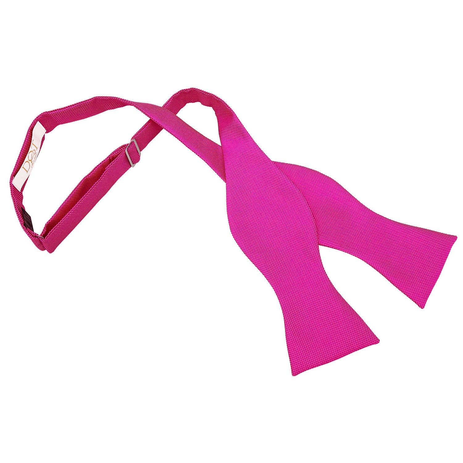 Solid Check Self-Tie Bow Tie - Light Pink - Well Dapper