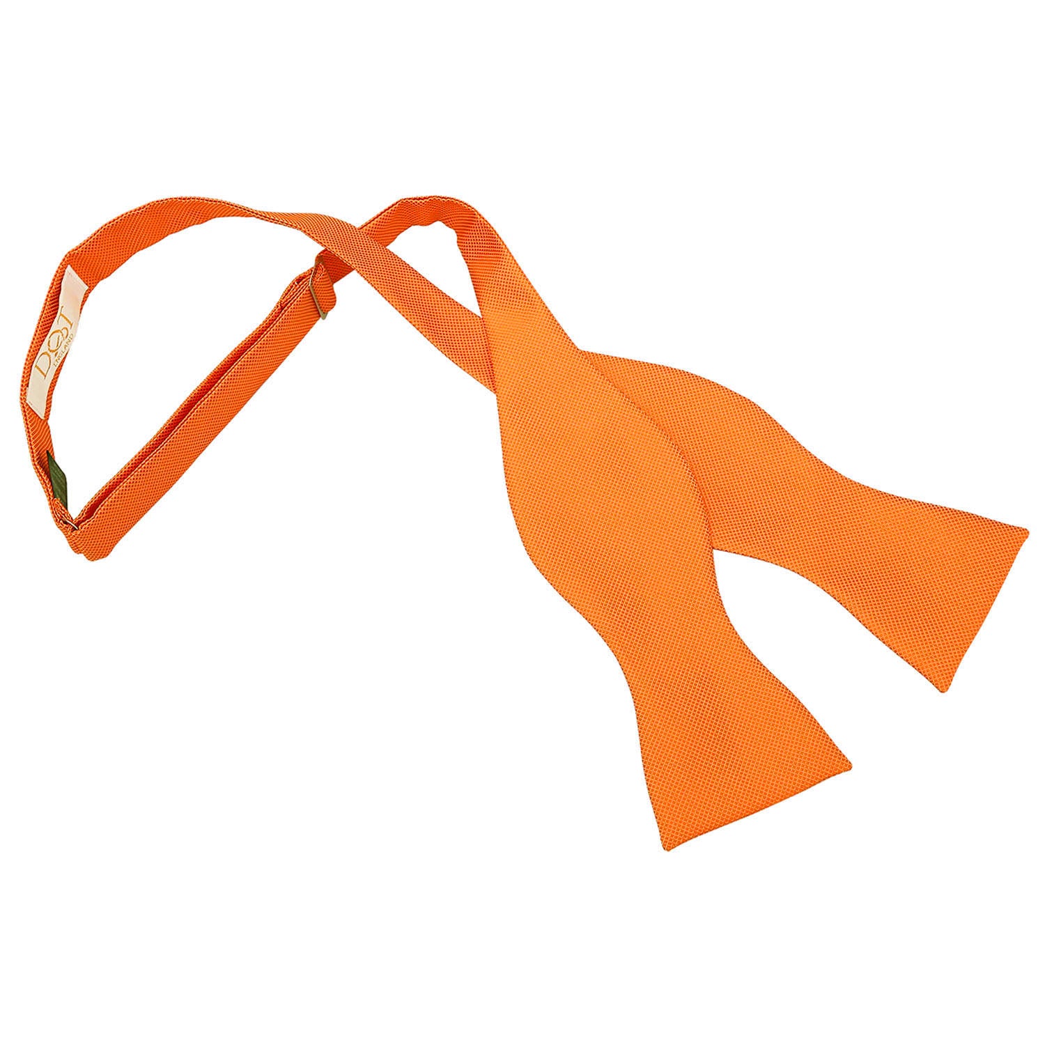 Solid Check Self-Tie Bow Tie - Champagne - Well Dapper