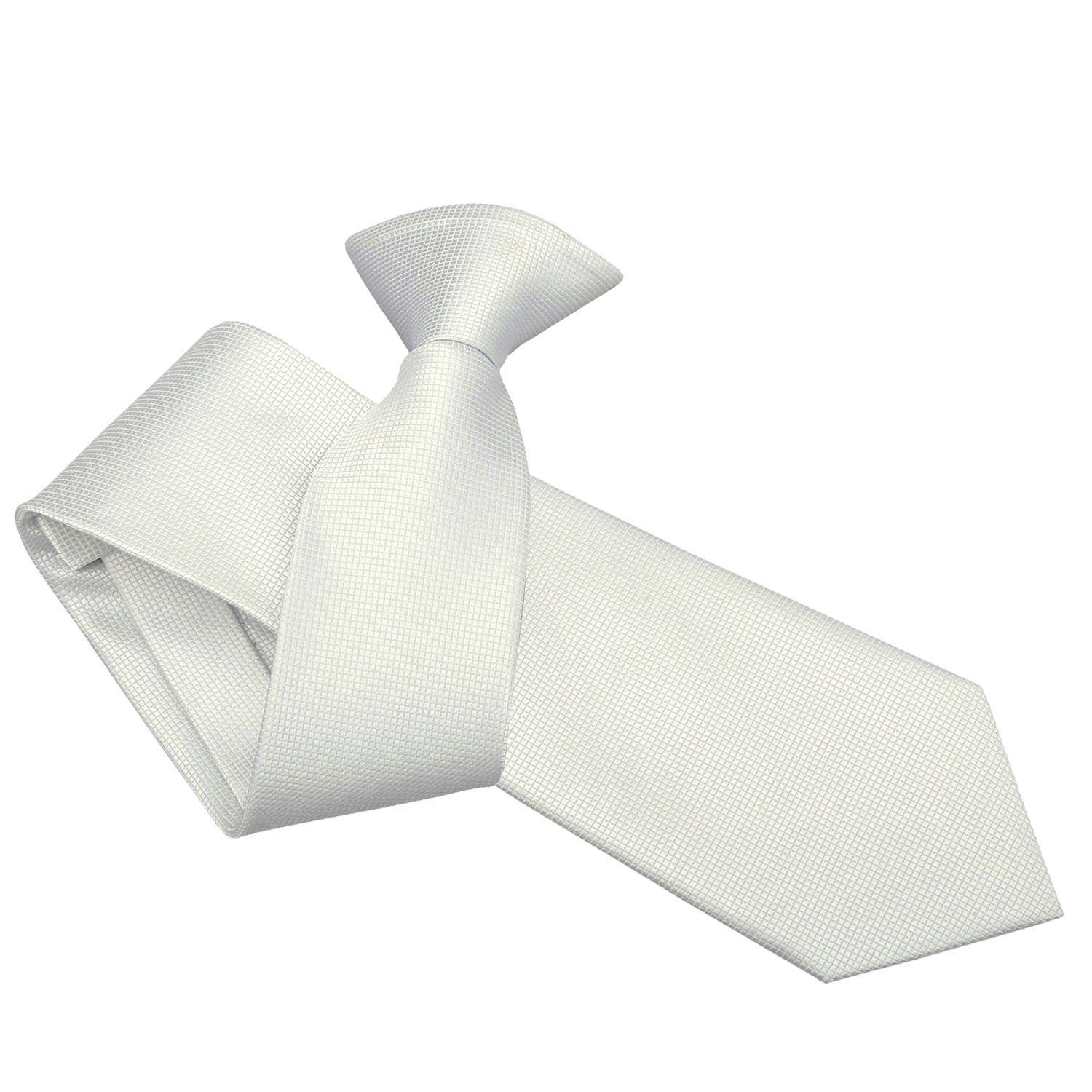 Solid Check Clip On Slim Tie - Dark Green - Well Dapper