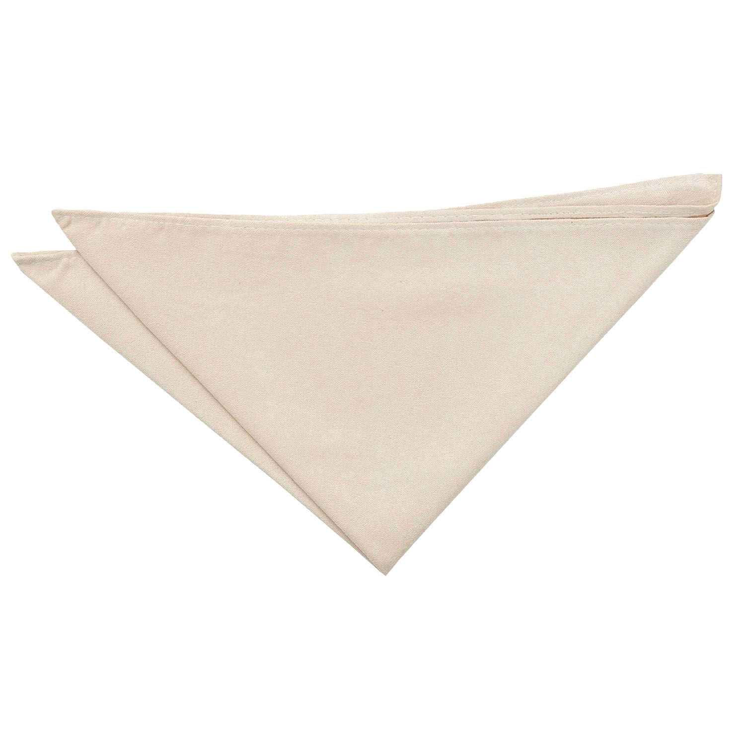 Beige Suede Pocket Square