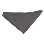 Suede Pocket Square - Grey - Well Dapper