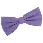 Suede Pre-Tied Bow Tie - Black - Well Dapper