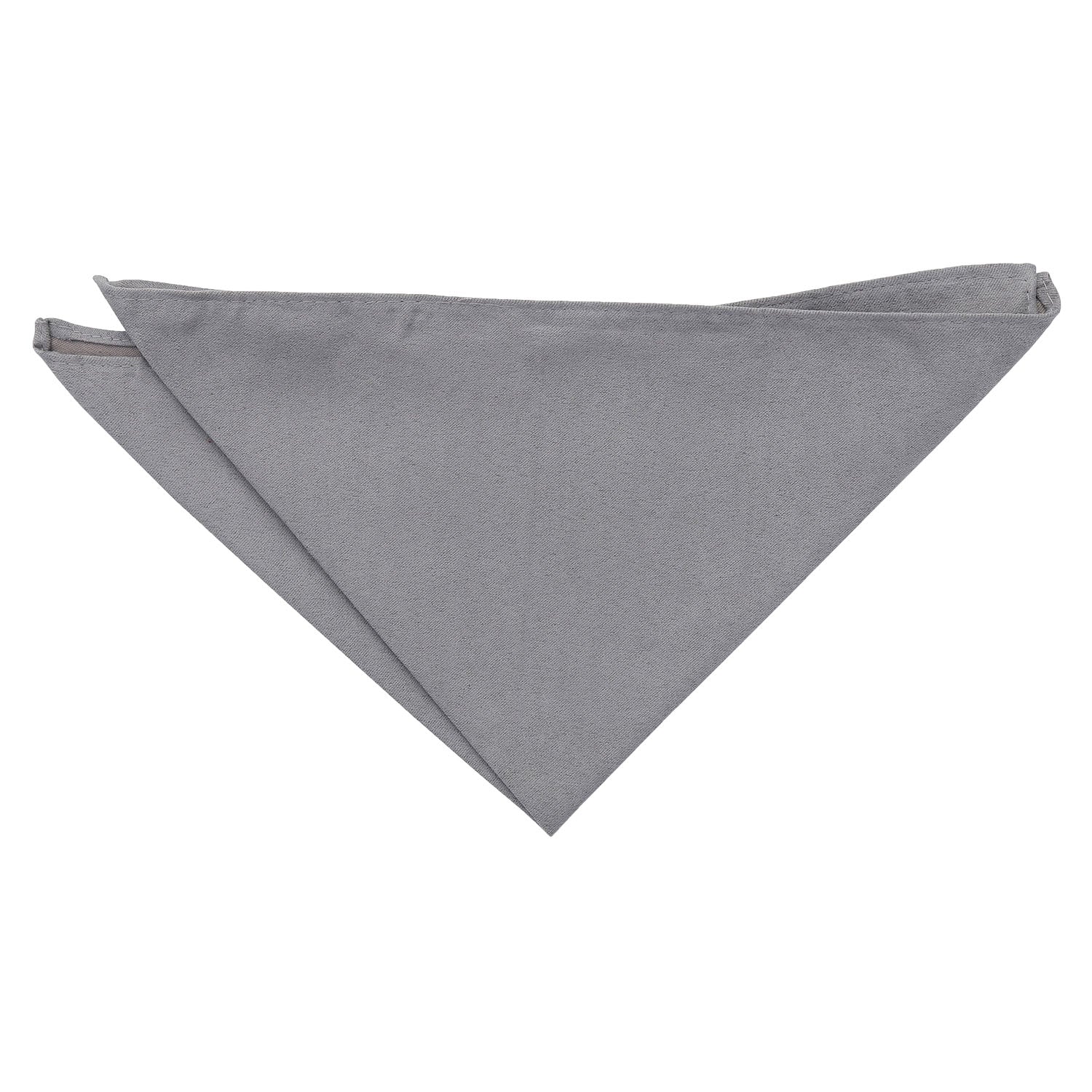 Suede Pocket Square - Charcoal - Well Dapper