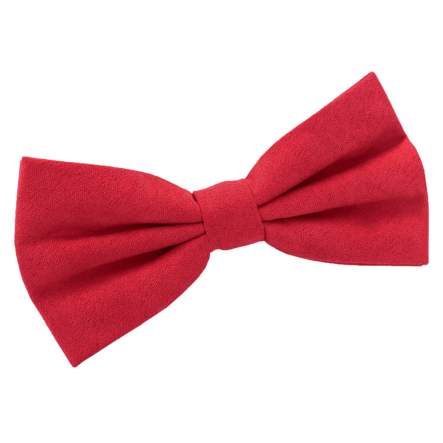 Suede Pre-Tied Bow Tie - Tan - Well Dapper