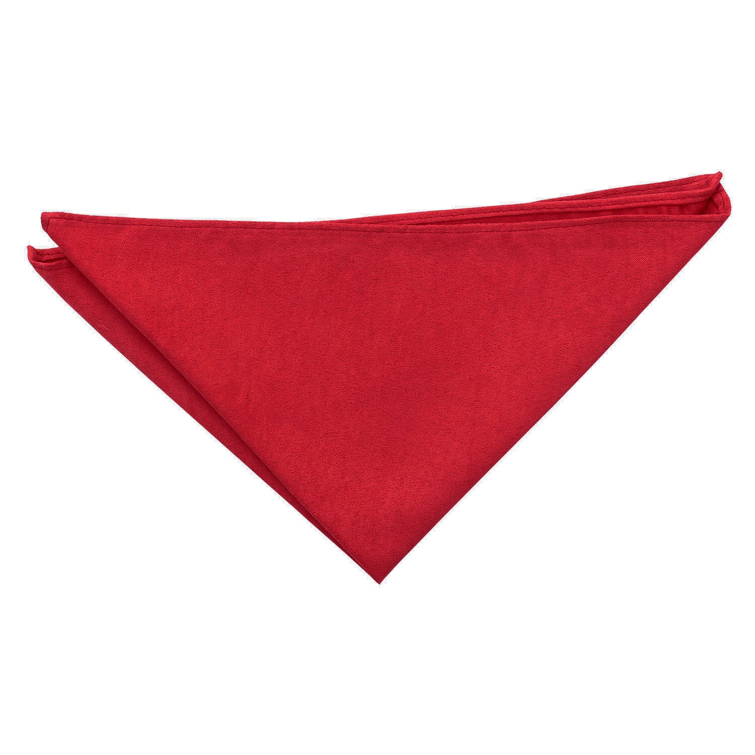 Red Suede Pocket Square