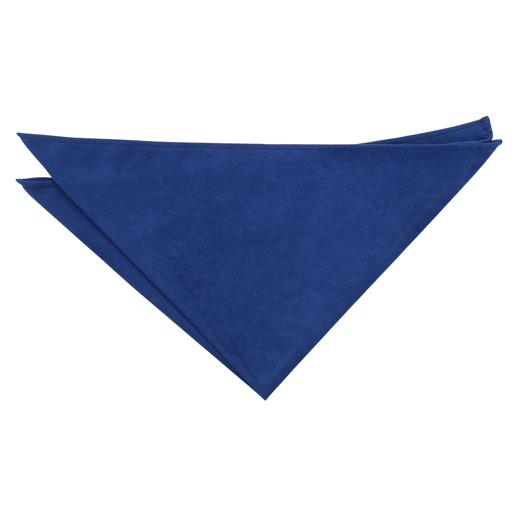 Royal Blue Suede Pocket Square