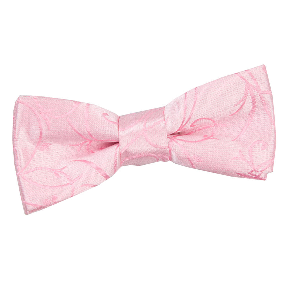 Boys Baby Pink Swirl Pre Tied Bow Tie