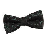 Swirl Pre-Tied Bow Tie - Boys - Black and Purple - Well Dapper
