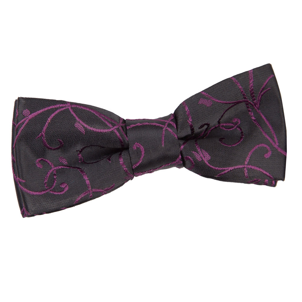 Swirl Pre-Tied Bow Tie - Boys - Ivory - Well Dapper