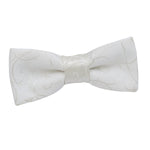 Boys Ivory Swirl Pre Tied Bow Tie