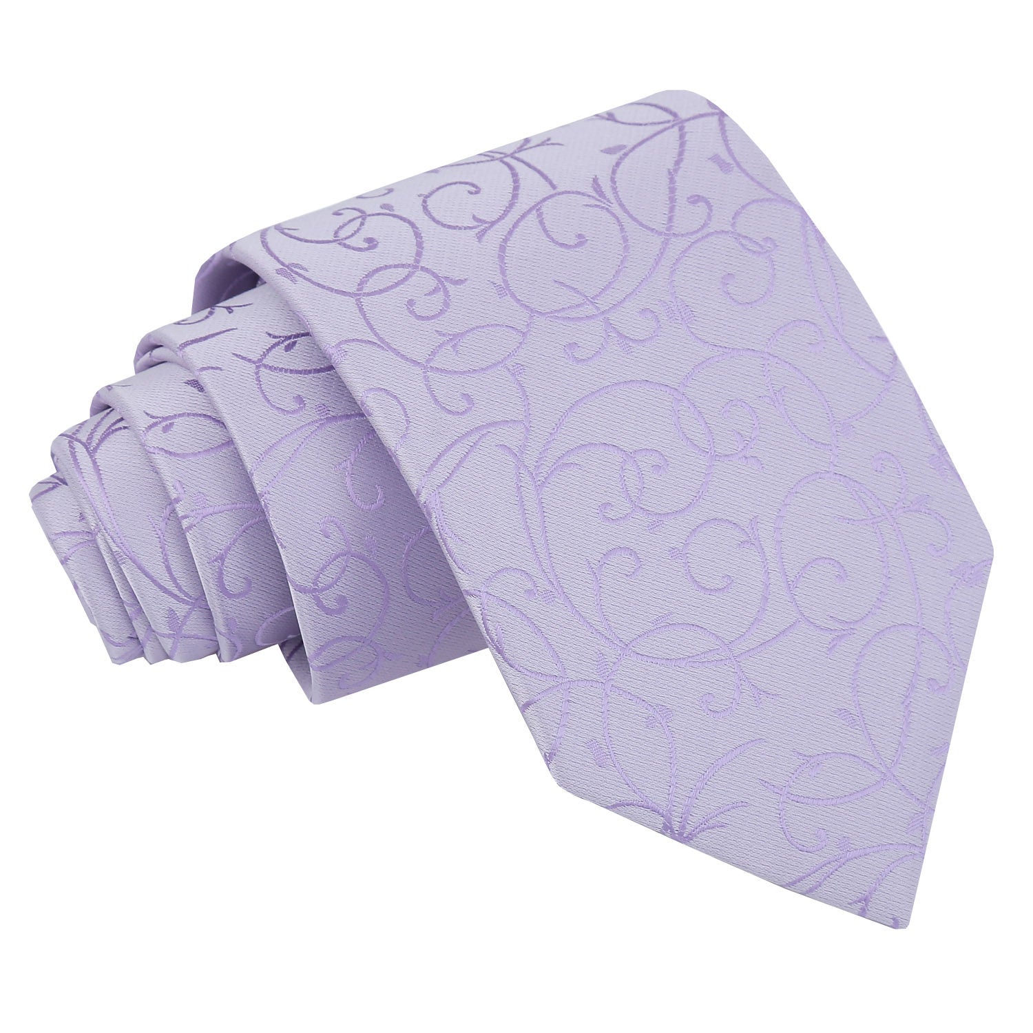 Swirl Classic Tie - Baby Pink - Well Dapper