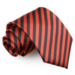 Black and Red Thin Stripe Classic Tie