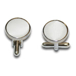 Plain Satin Cufflinks - Teal - Well Dapper